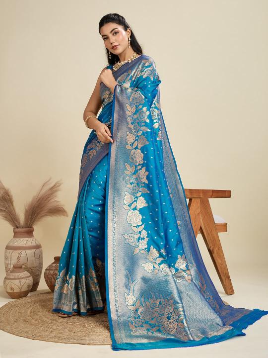 Akshara kanjivaram silk gujarat saree
